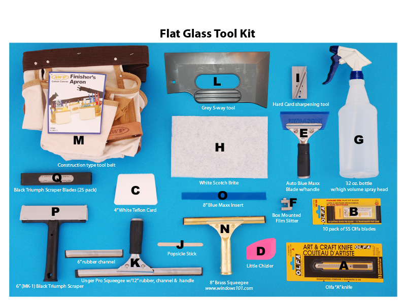 School of the Trade Flat Glass Kit Large